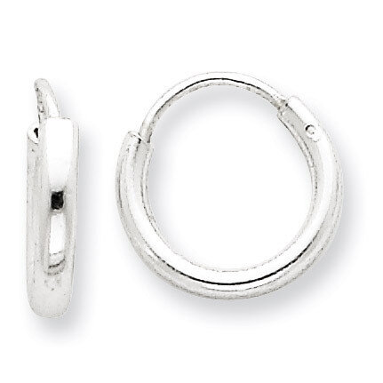 2mm Hoop Earrings Sterling Silver QE4362
