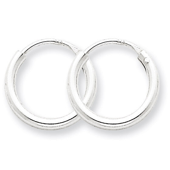 2mm Hoop Earrings Sterling Silver QE4363, MPN: QE4363, 883957929866
