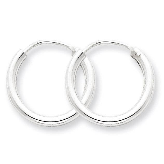 2mm Hoop Earrings Sterling Silver QE4365, MPN: QE4365, 883957929880