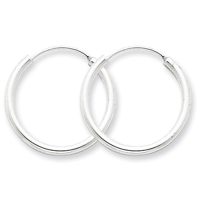 2mm Hoop Earrings Sterling Silver QE4368, MPN: QE4368, 883957929910