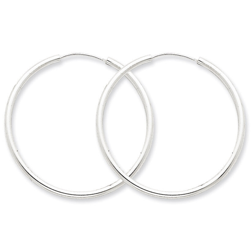 2mm Hoop Earrings Sterling Silver QE4372, MPN: QE4372, 883957929958