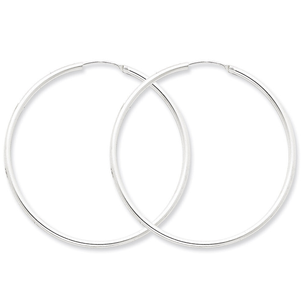 2mm Hoop Earrings Sterling Silver QE4374, MPN: QE4374, 883957929972
