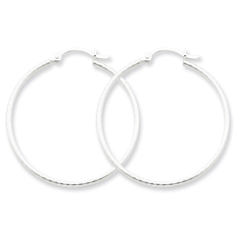 Hoop Earrings Sterling Silver QE4636, MPN: QE4636, 883957932477