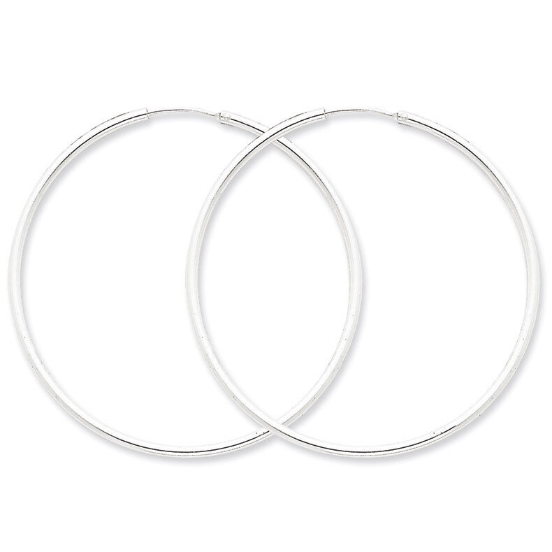 Hoop Earrings Sterling Silver QE4642, MPN: QE4642, 883957932521
