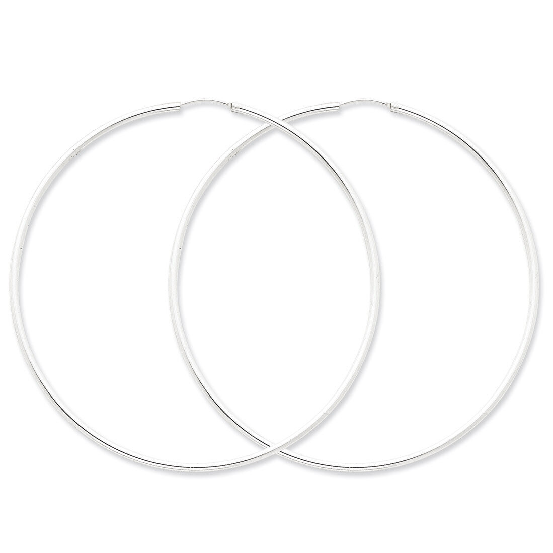 Hoop Earrings Sterling Silver QE4645, MPN: QE4645, 883957932552