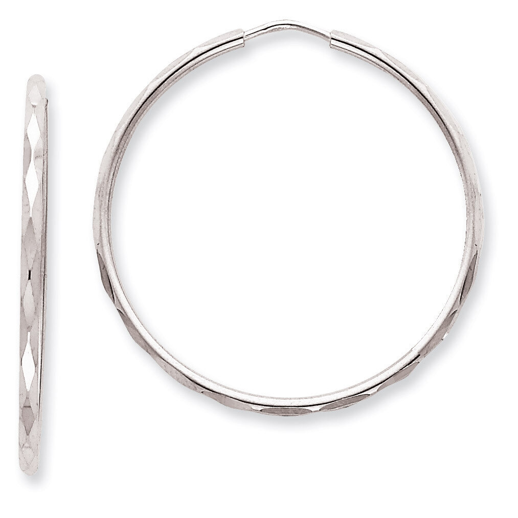Hoop Earrings Sterling Silver QE4658