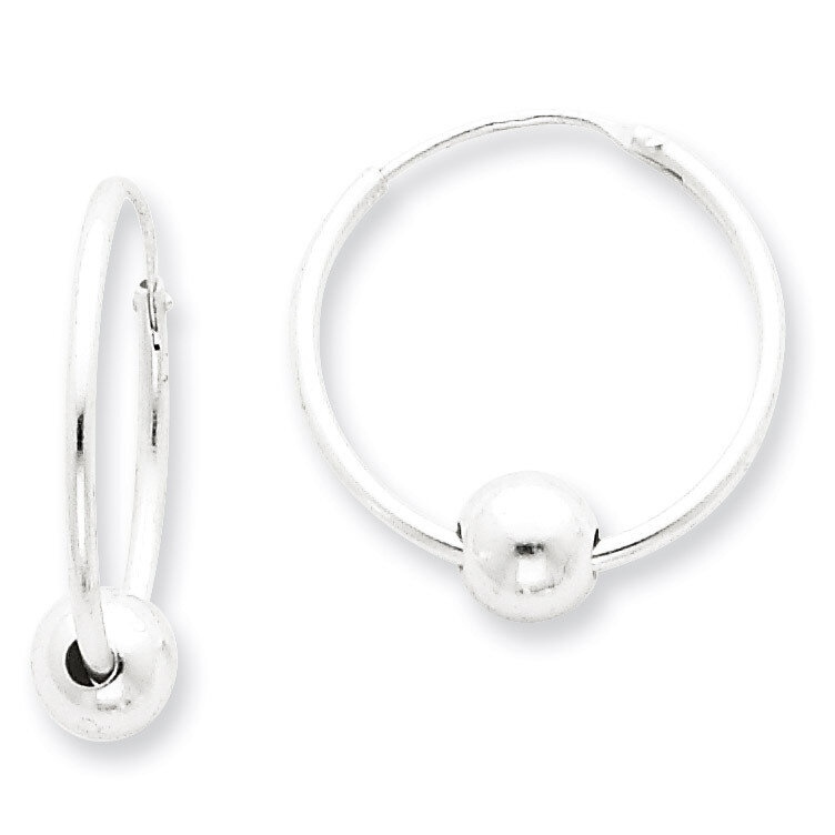 Hoop Earrings Sterling Silver QE4664, MPN: QE4664, 883957932750