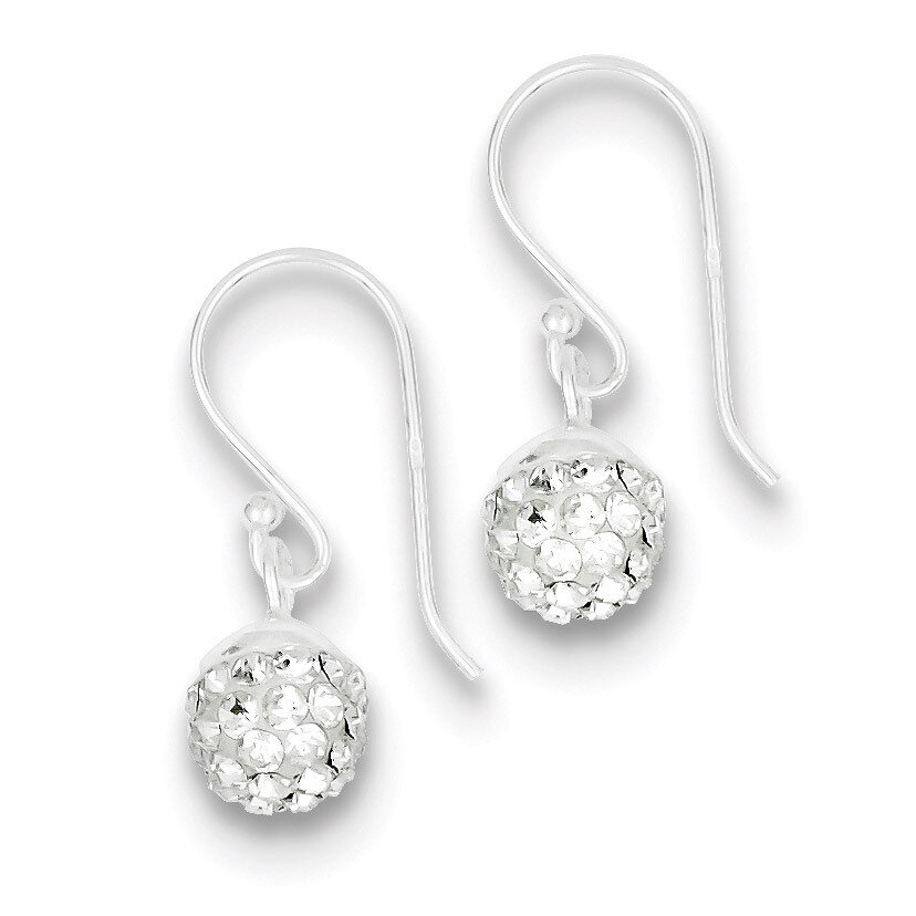 Stellux Crystal Earrings Sterling Silver QE5057, MPN: QE5057, 883957934945