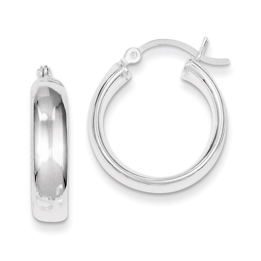 4.75mm Hoop Earrings Sterling Silver QE6507, MPN: QE6507, 883957532851