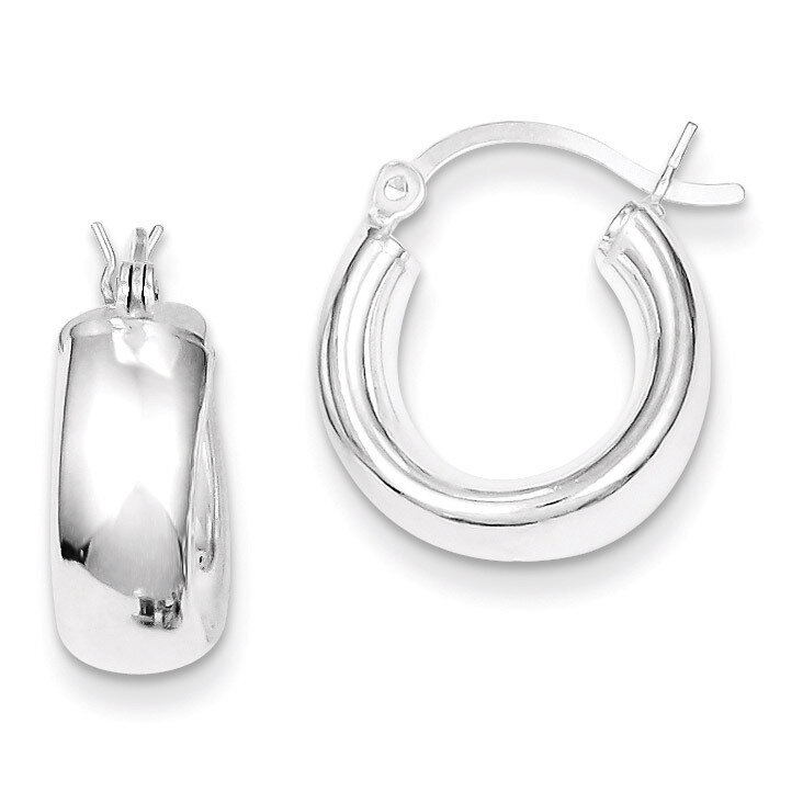 Hoop Earrings Sterling Silver QE6635