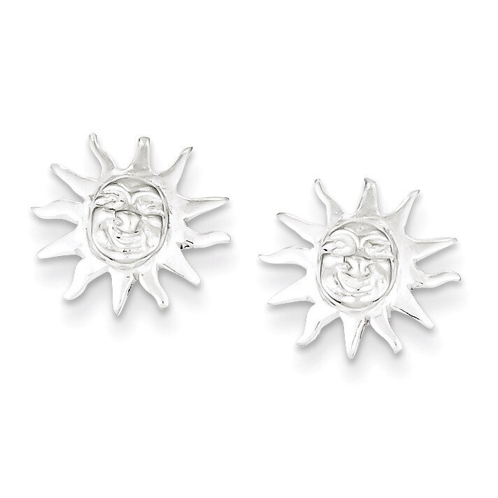 Sun Mini Earrings Sterling Silver QE680