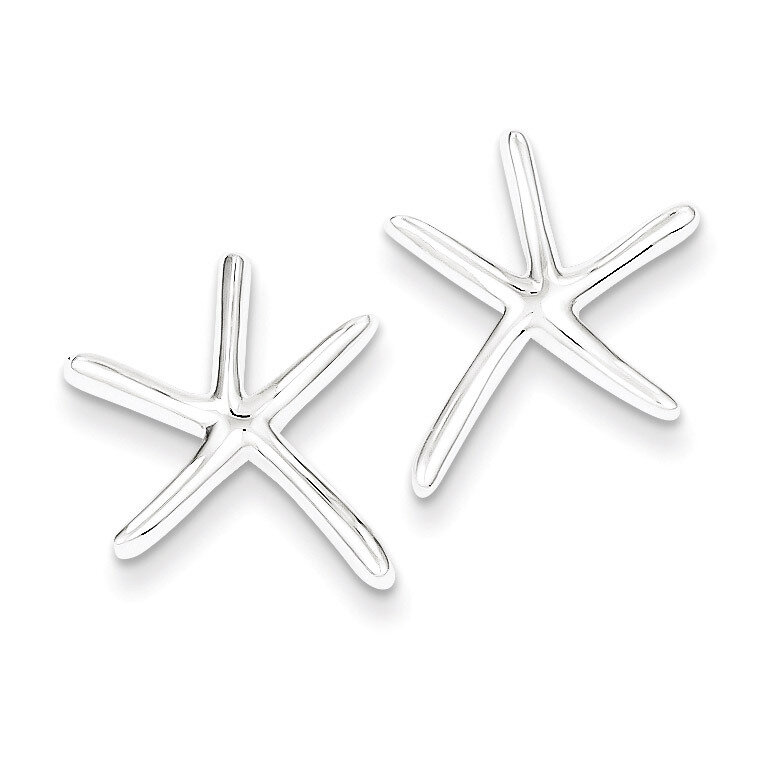Starfish Post Earrings Sterling Silver QE6894, MPN: QE6894, 886774761084