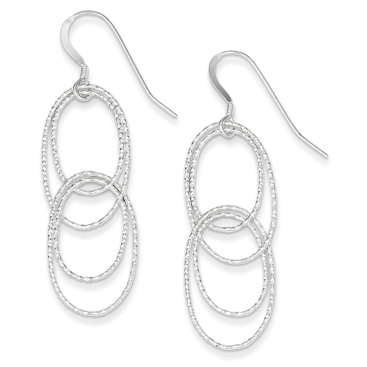 Shepherd Hook Earrings Sterling Silver QE8051, MPN: QE8051, 883957357096