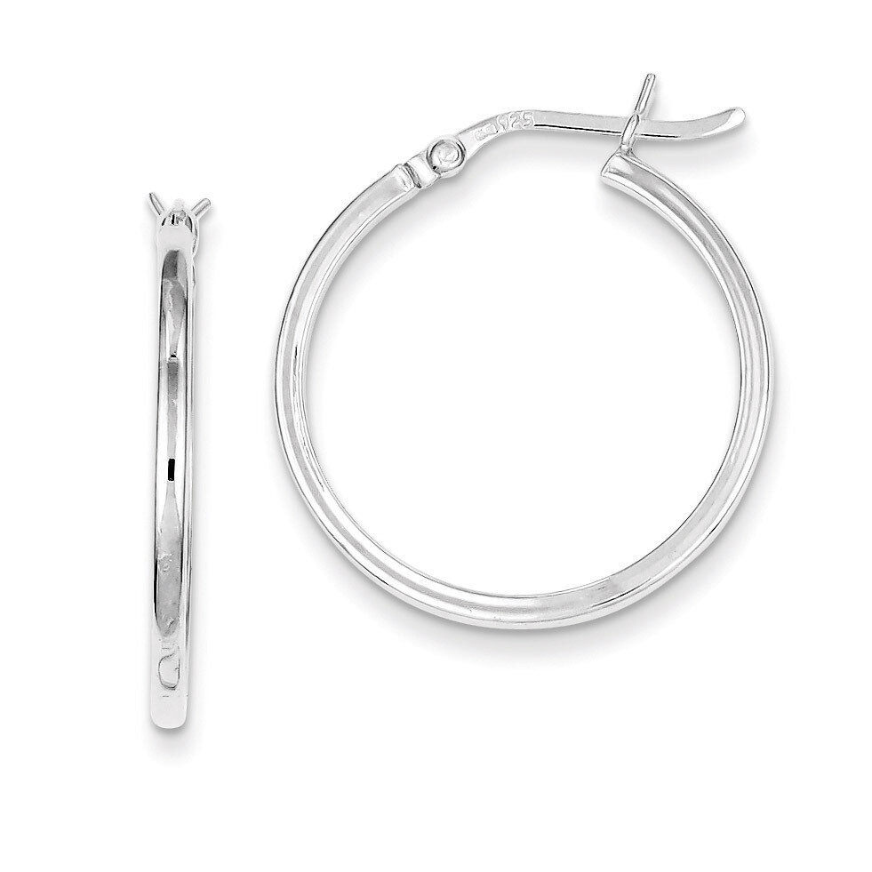 Hinged Earrings Sterling Silver Rhodium-plated QE8097, MPN: QE8097, 883957540214