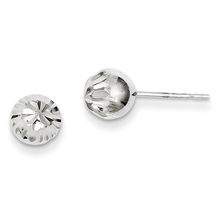 Post Earrings Sterling Silver Rhodium-plated QE8618, MPN: QE8618, 883957005966