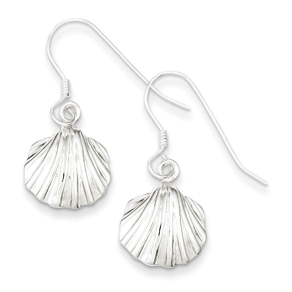 Shell Earrings Sterling Silver QE87