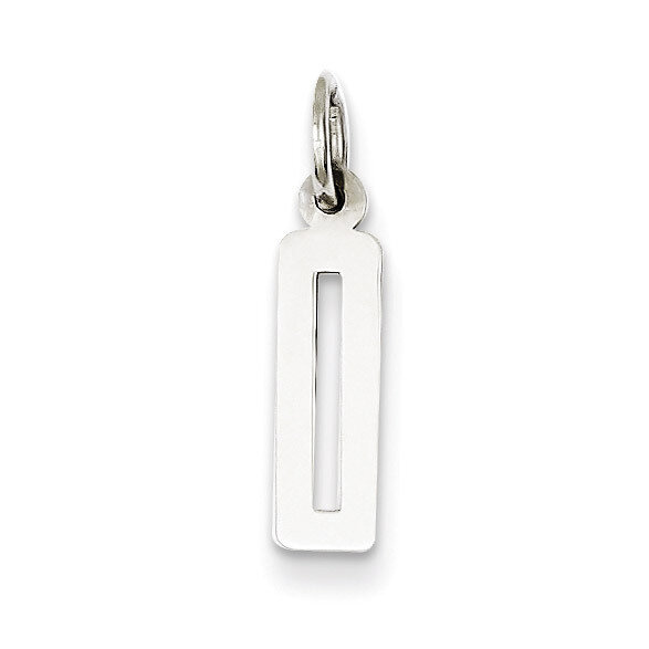 Number 0 Pendant Sterling Silver Elongated Polished QES00, MPN: QES00, 883957520506