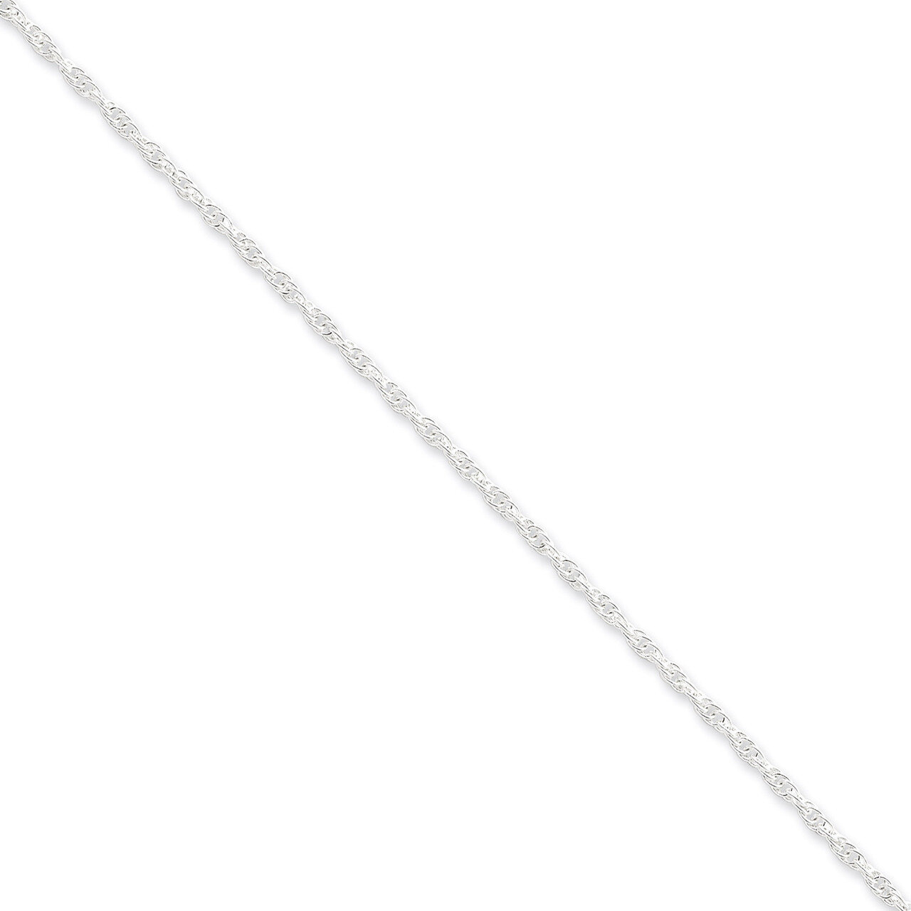20 Inch 2mm Loose Rope Chain Sterling Silver QFC100-20
