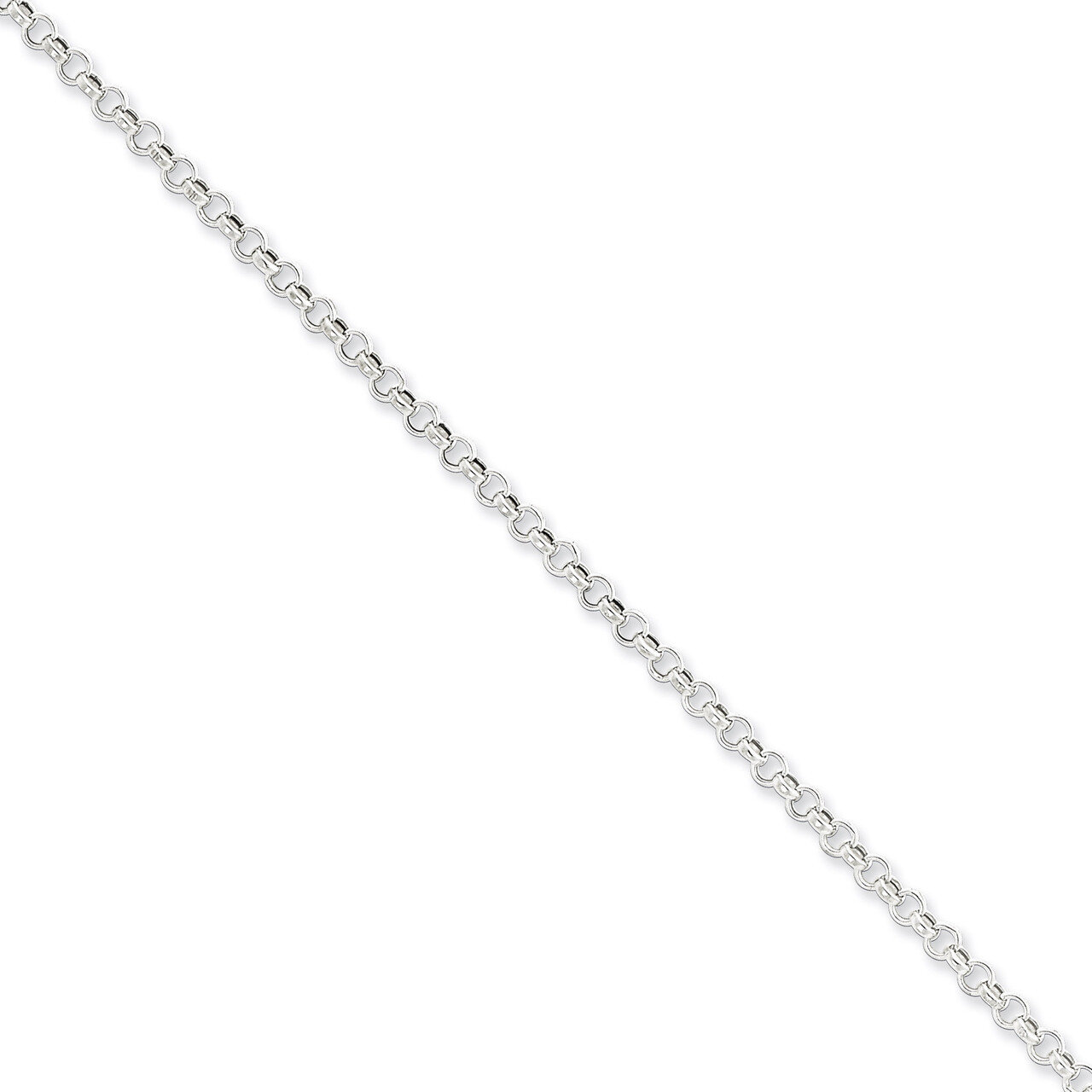 24 Inch 3mm Rolo Chain Sterling Silver QFC105-24, MPN: QFC105-24, 883957941882