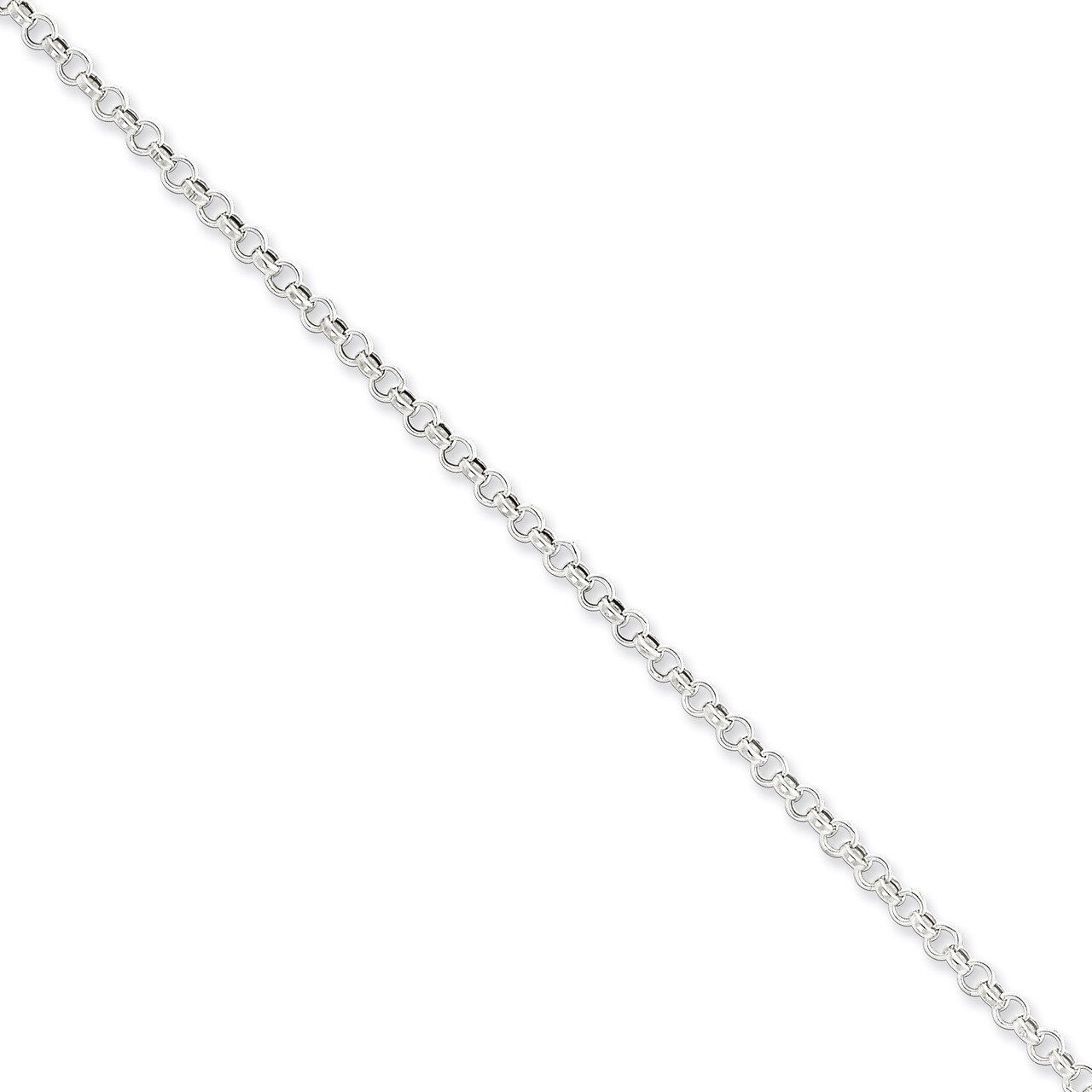7 Inch 3mm Rolo Chain Sterling Silver QFC105-7