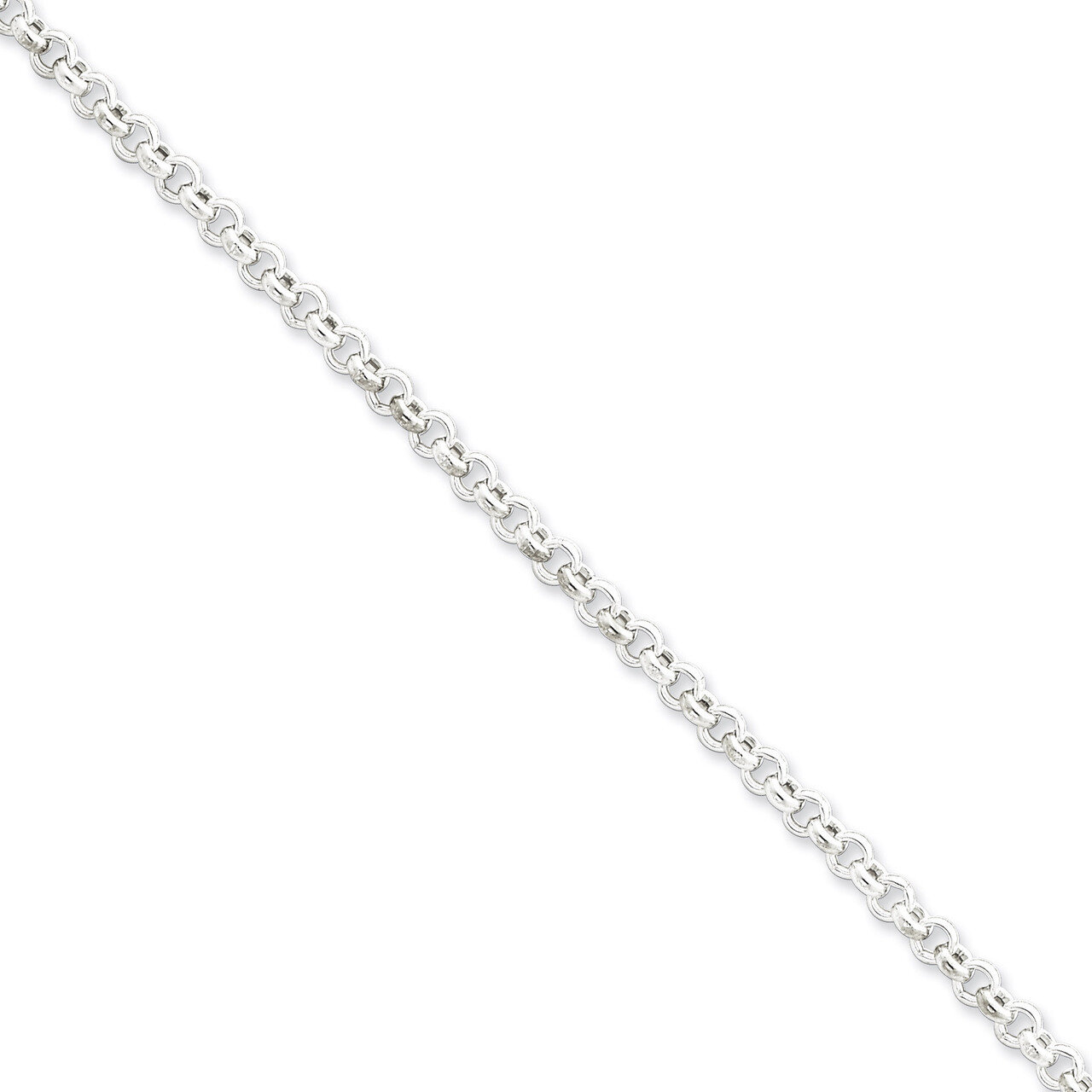 16 Inch 4.25mm Rolo Chain Sterling Silver QFC106-16