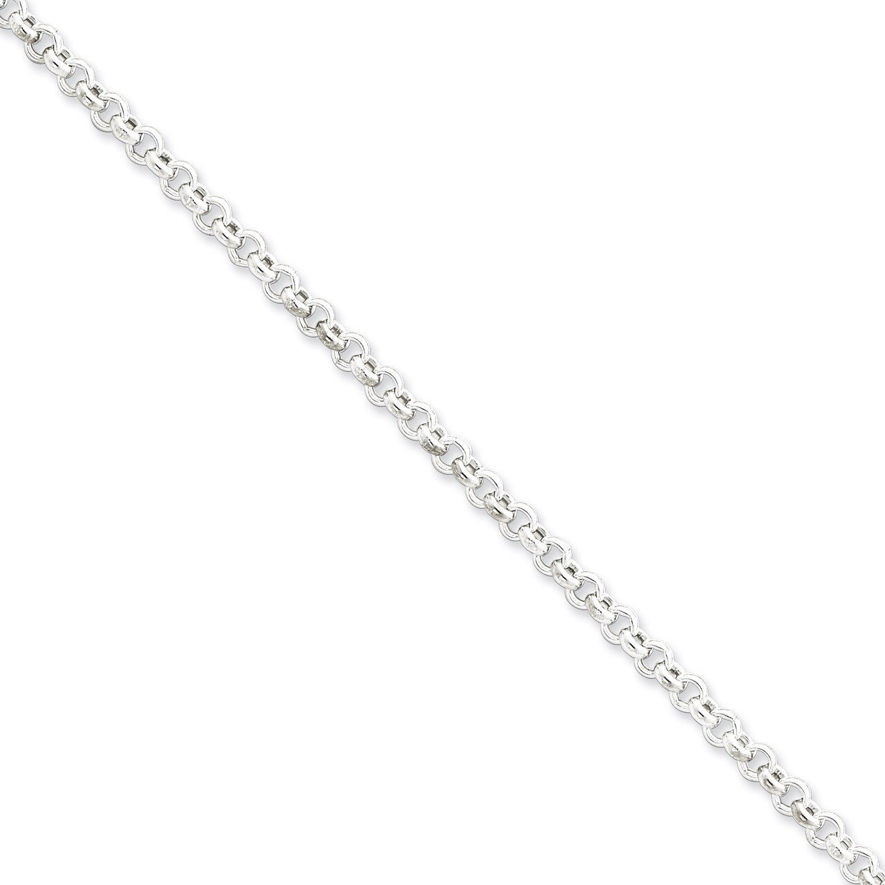 24 Inch 4.25mm Rolo Chain Sterling Silver QFC106-24, MPN: QFC106-24, 883957941943