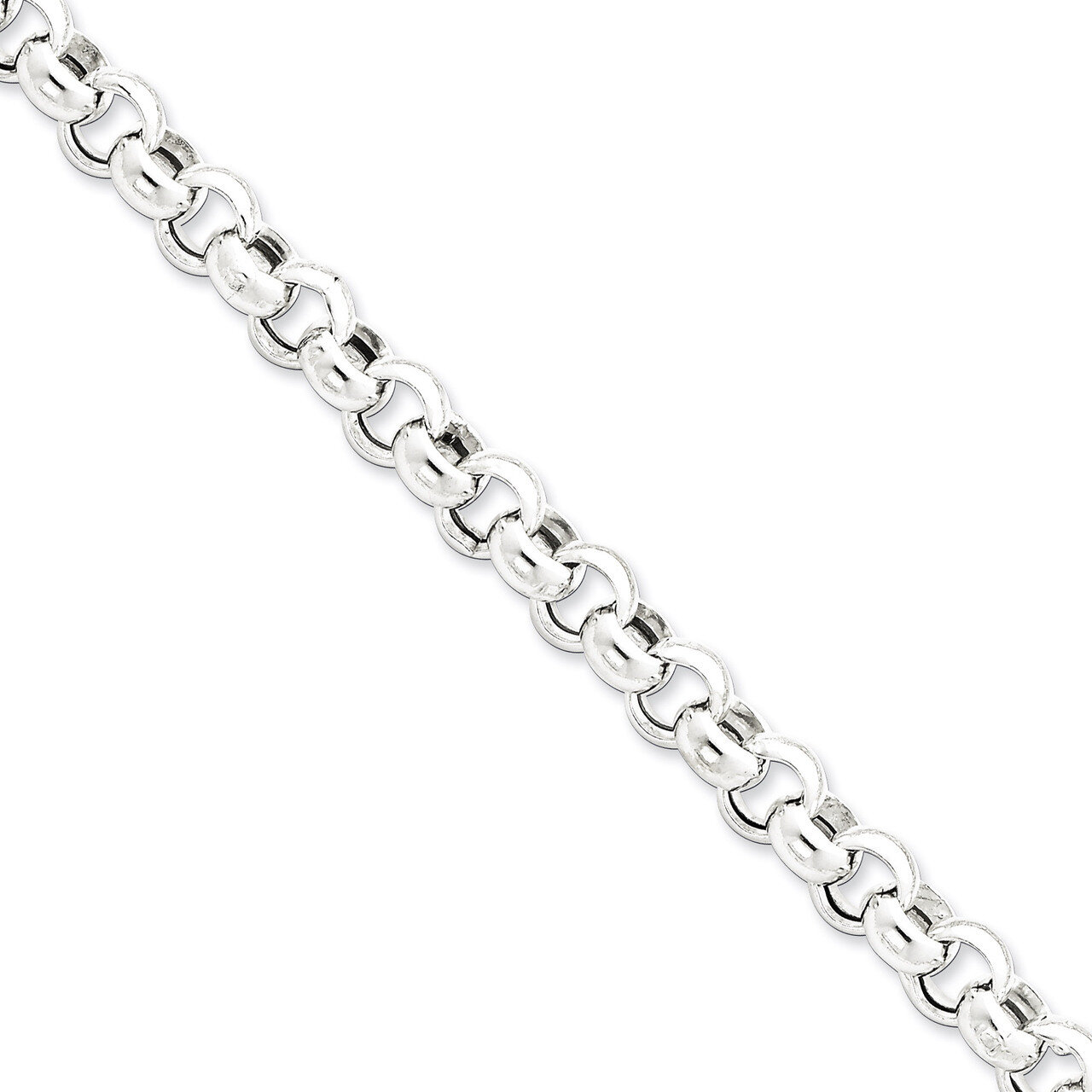 20 Inch 9.5mm Rolo Chain Sterling Silver QFC109-20