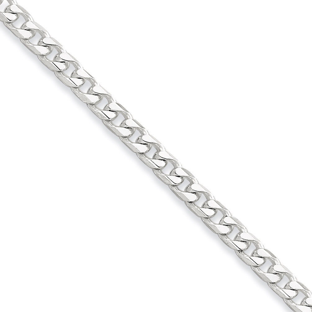 18 Inch 3.5mm Curb Chain Sterling Silver Polished QFC151-18, MPN: QFC151-18, 886774421094
