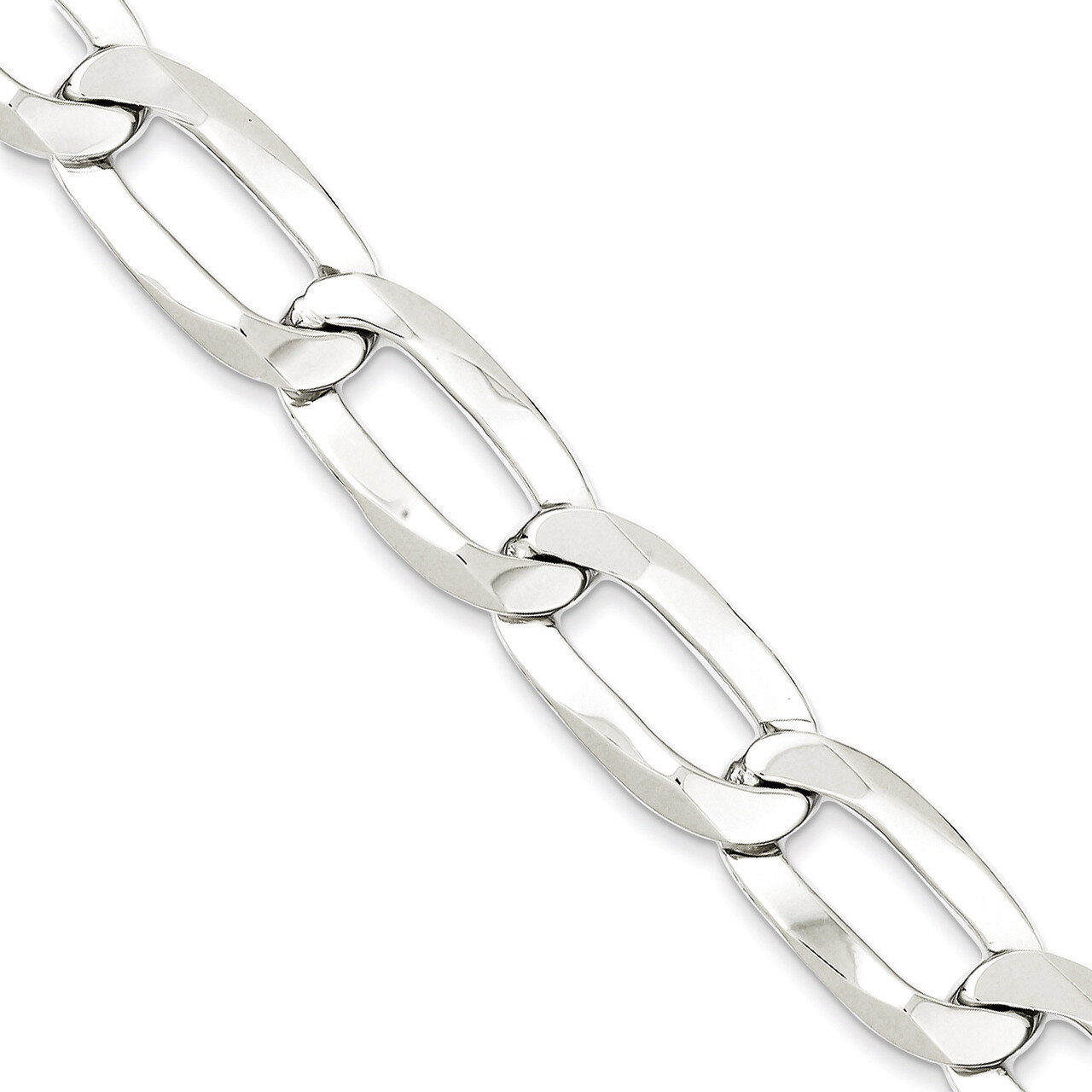 22 Inch 12.35mm Chain Sterling Silver QFC176-22, MPN: QFC176-22, 886774535838