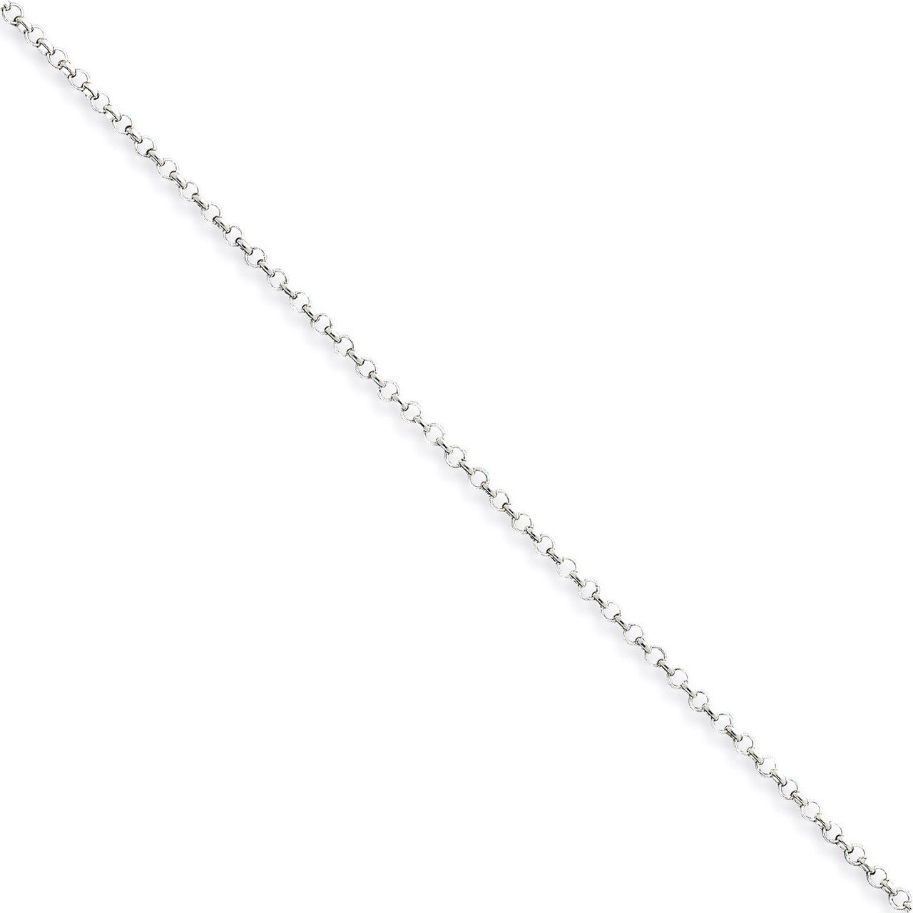 9 Inch 2mm Rolo Chain Sterling Silver QFC1-9, MPN: QFC1-9, 883957942810