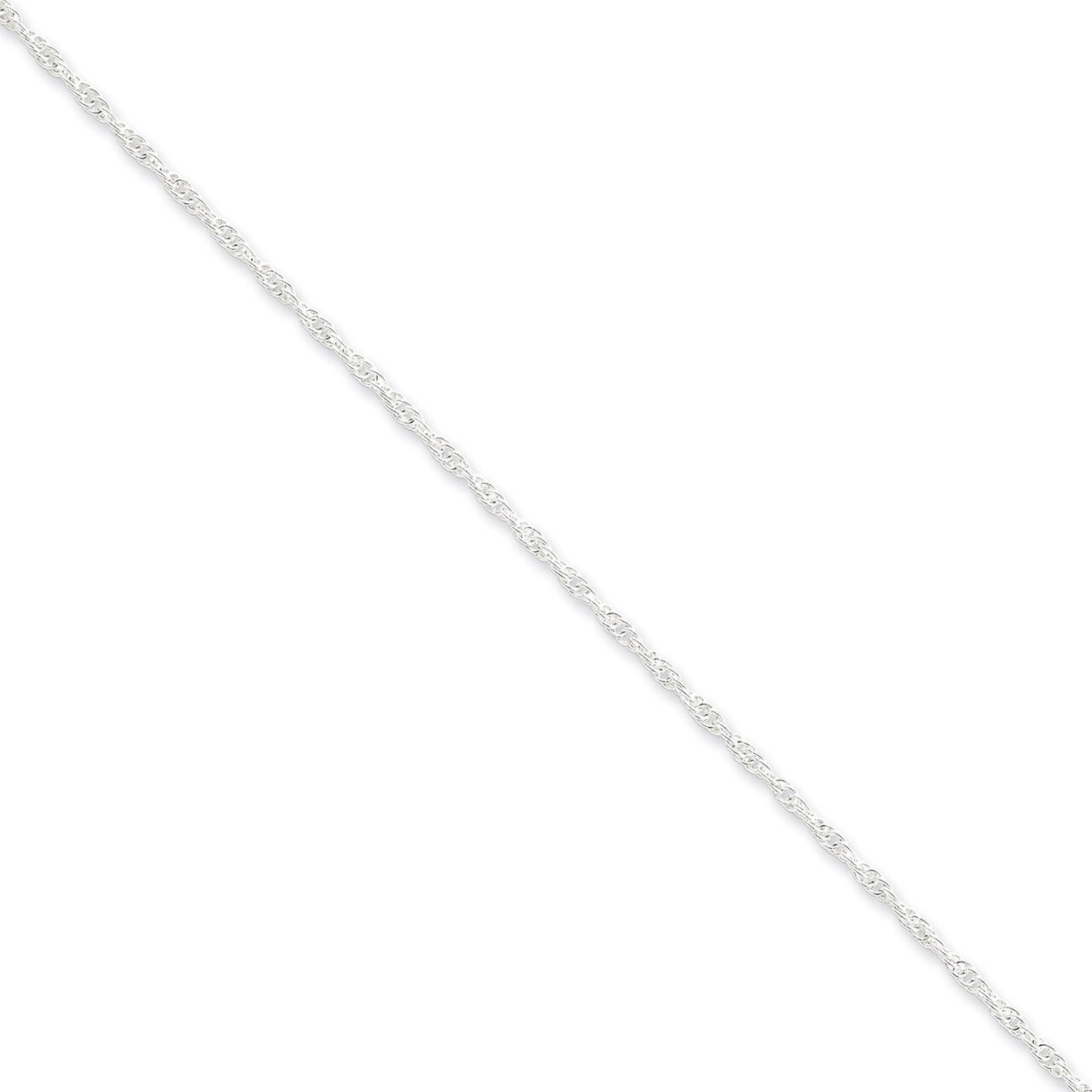 18 Inch 1.95mm Loose Rope Chain Sterling Silver QFC46-18, MPN: QFC46-18, 883957083759