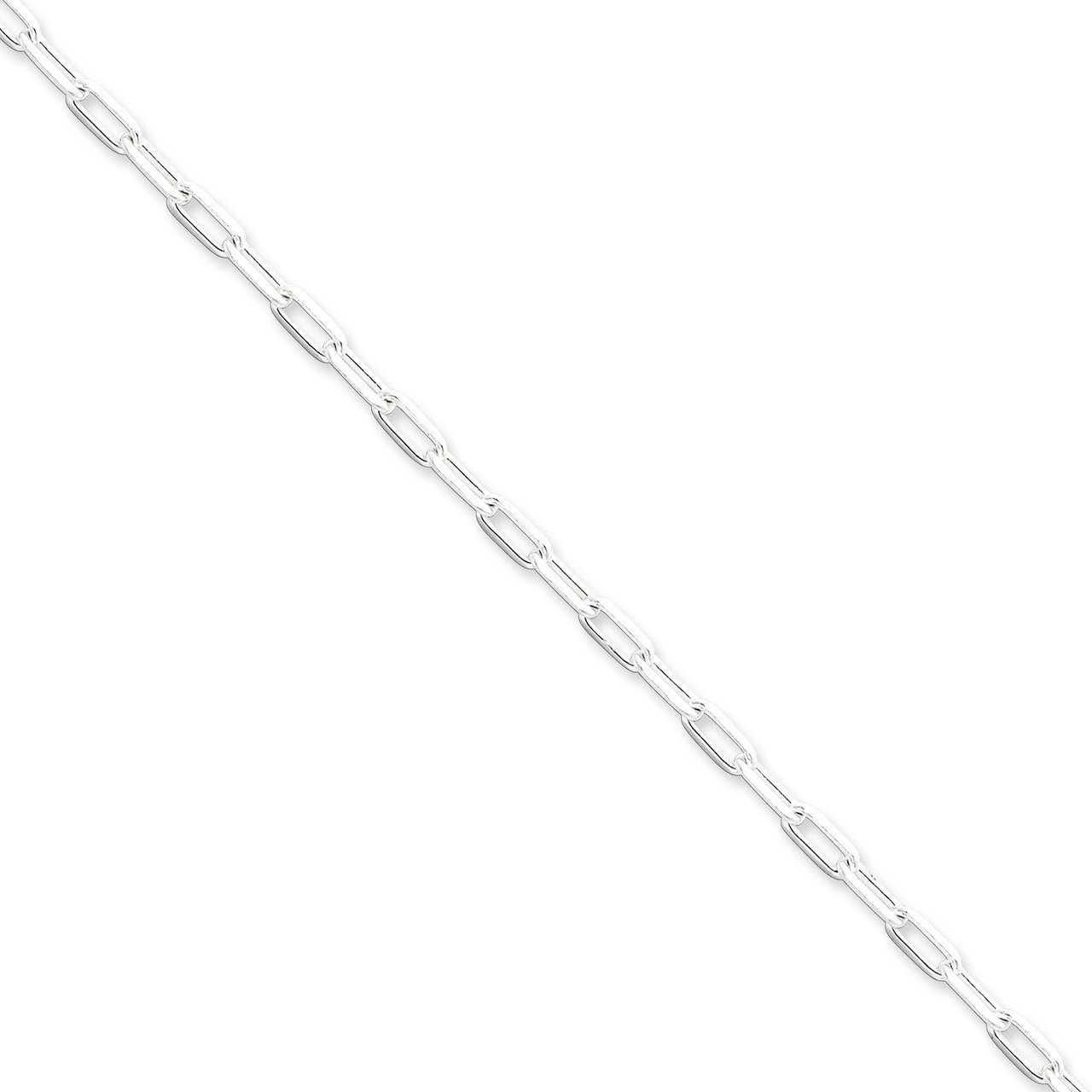 7 Inch 3.25mm Fancy Link Chain Sterling Silver QFC53-7