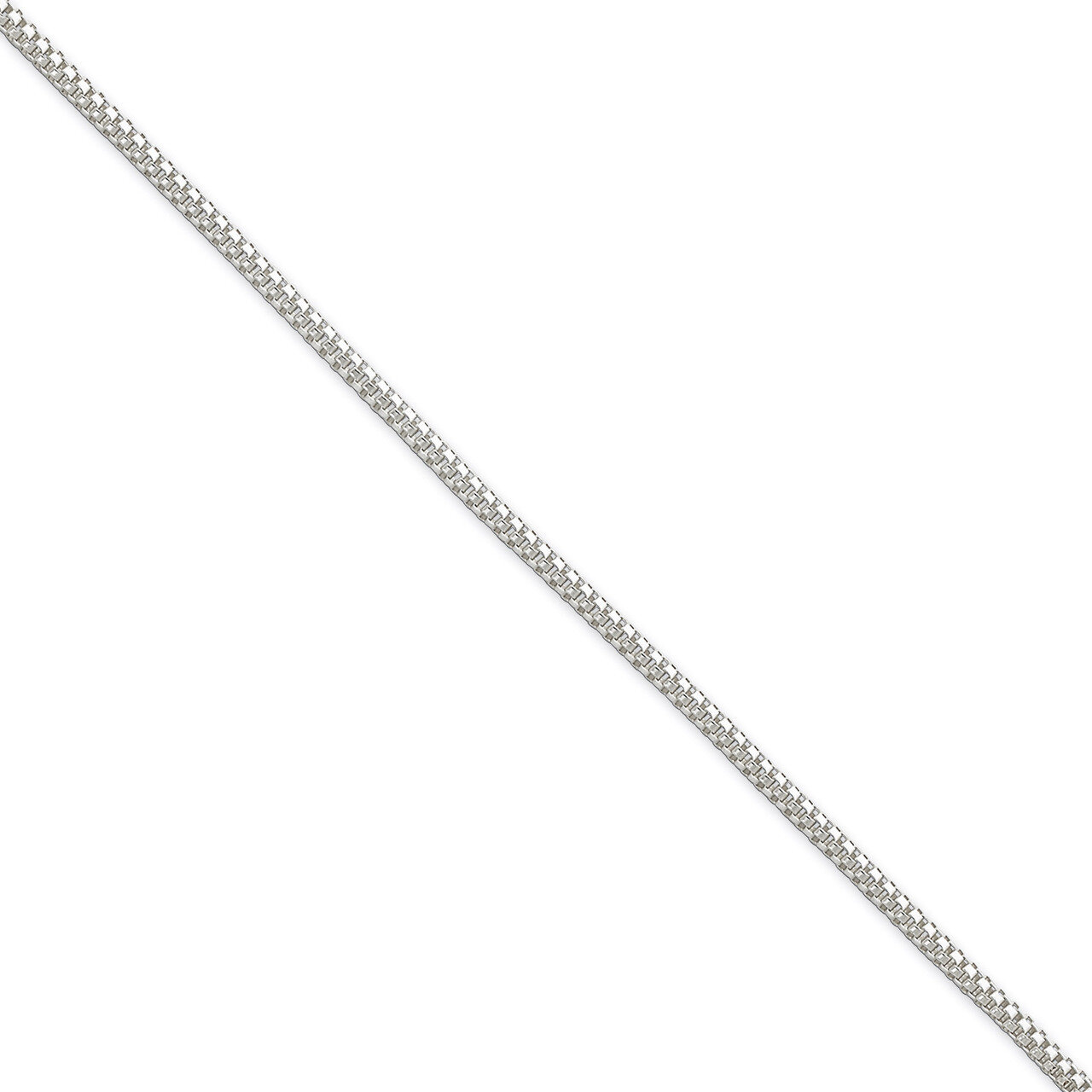 24 Inch 2.4mm Fancy Chain Sterling Silver QFC63-24, MPN: QFC63-24, 883957943848