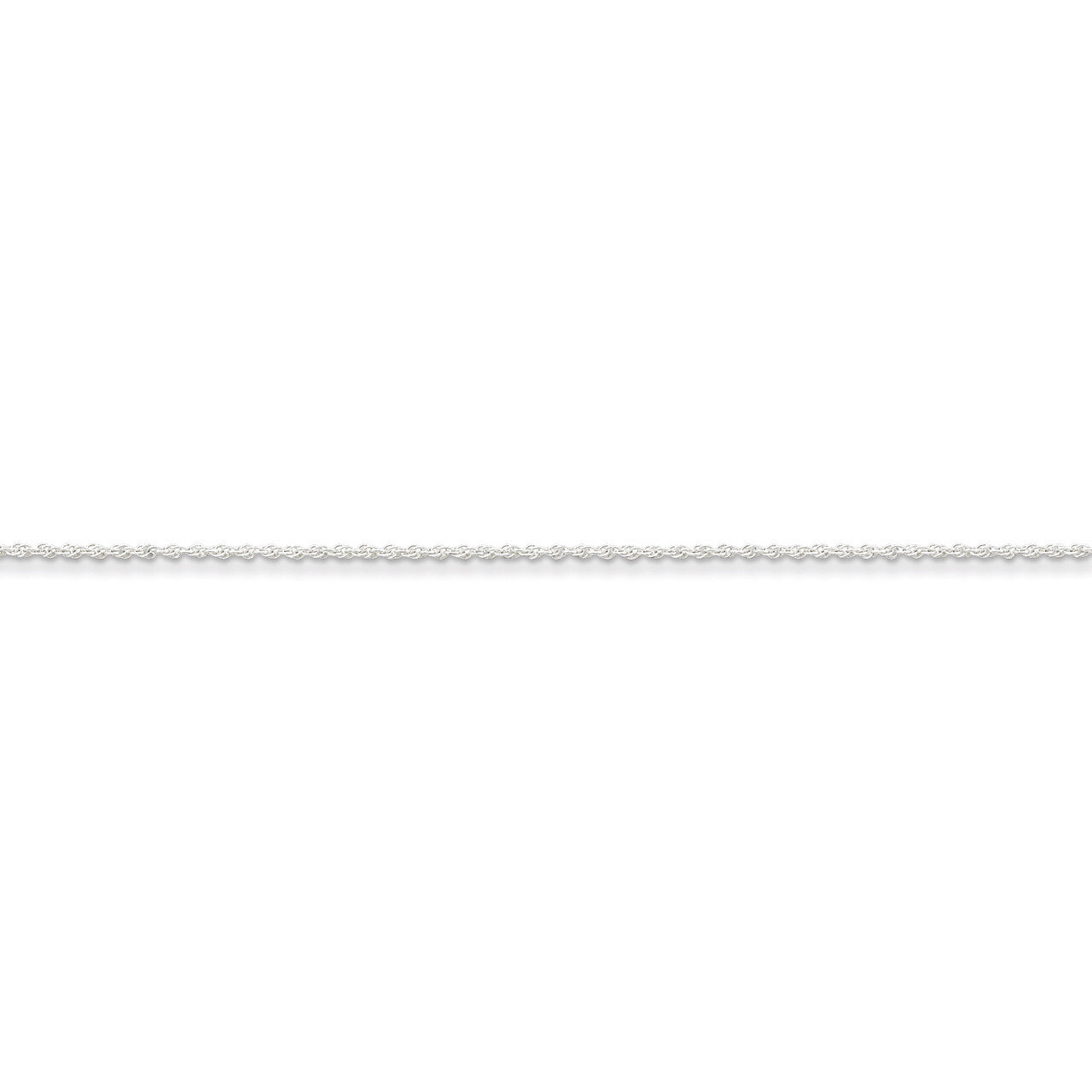 16 Inch 1.3mm Loose Rope Chain Sterling Silver QFC67-16