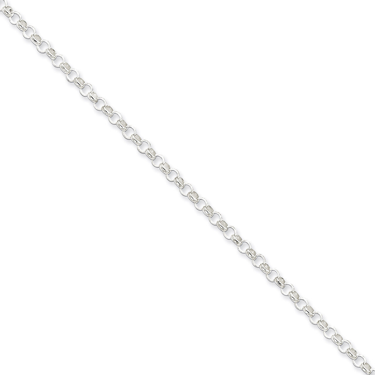 8 Inch 3.0mm Belcher Light Chain Sterling Silver QFC74-8, MPN: QFC74-8, 886774409801