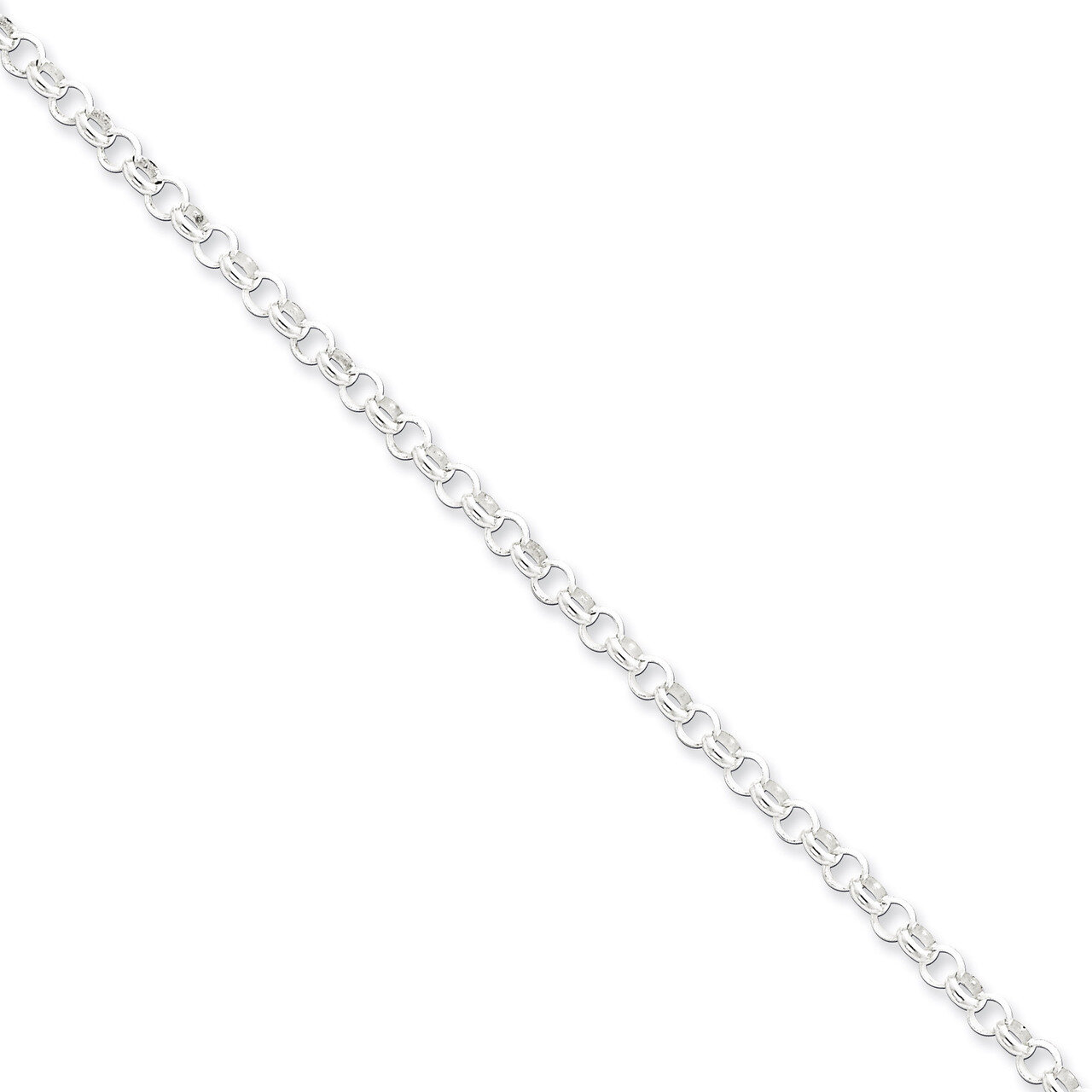 16 Inch 4.0mm Rolo Chain Sterling Silver QFC75-16