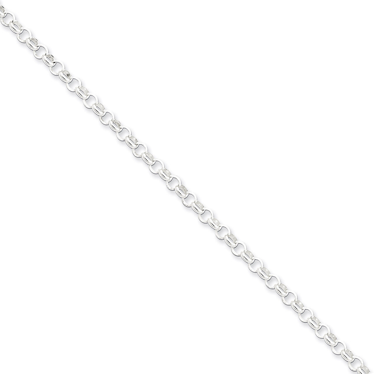 24 Inch 4.0mm Rolo Chain Sterling Silver QFC75-24, MPN: QFC75-24, 883957944111