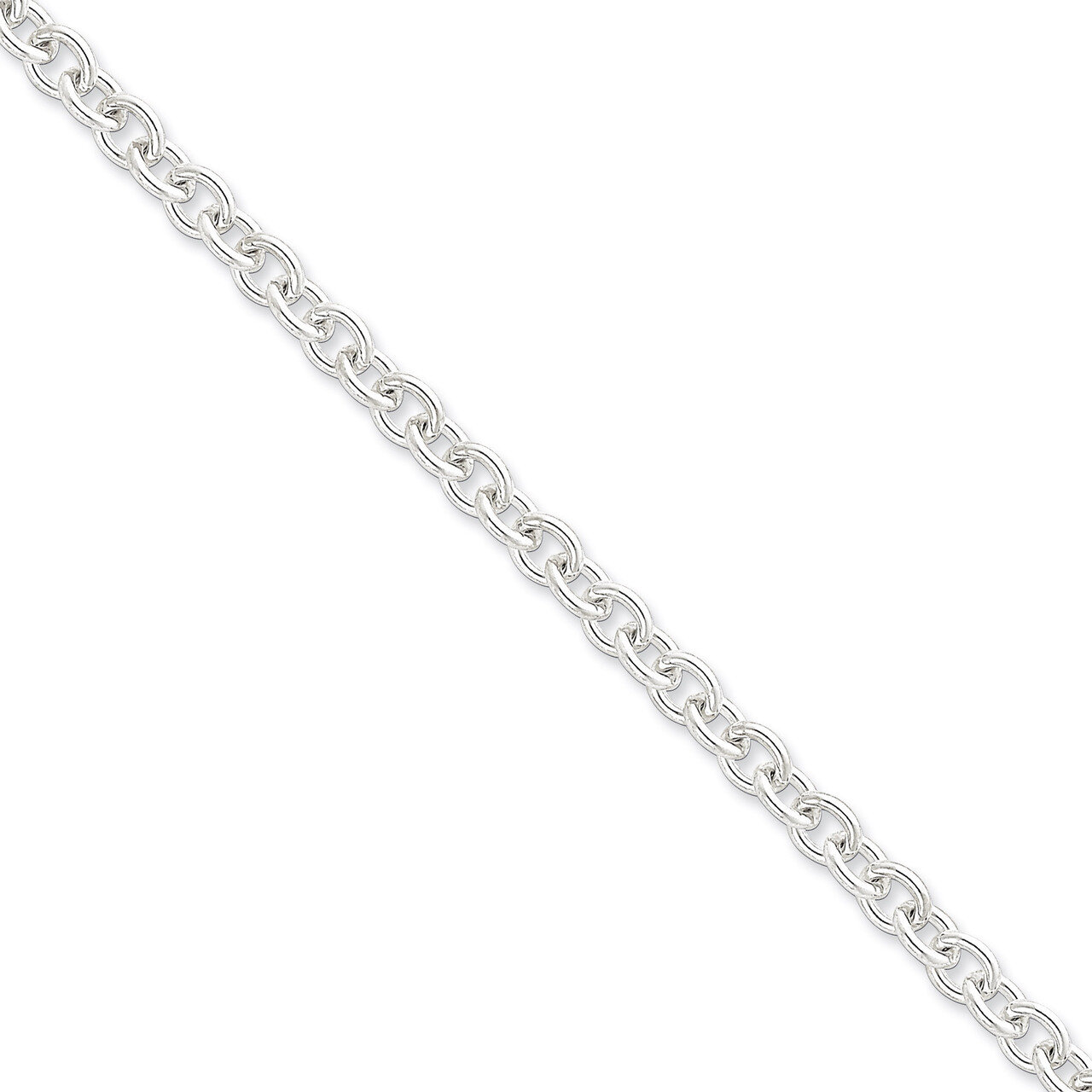 24 Inch 6.10mm Cable Chain Sterling Silver QFC8-24, MPN: QFC8-24, 883957944265