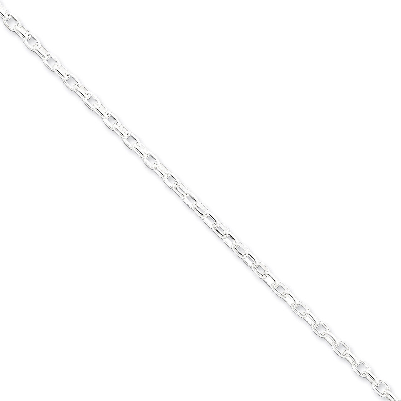 20 Inch 3.2mm Oval Rolo Necklace Sterling Silver QFC86-20, MPN: QFC86-20, 883957944364