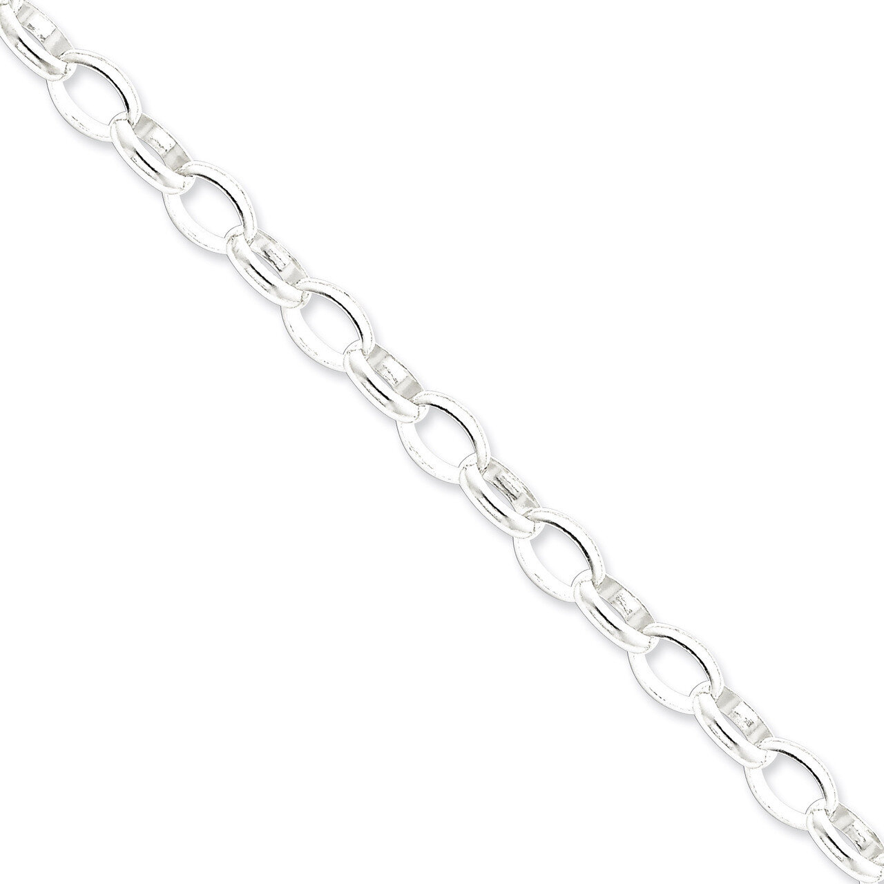 20 Inch 8mm Rolo Chain Sterling Silver QFC89-20