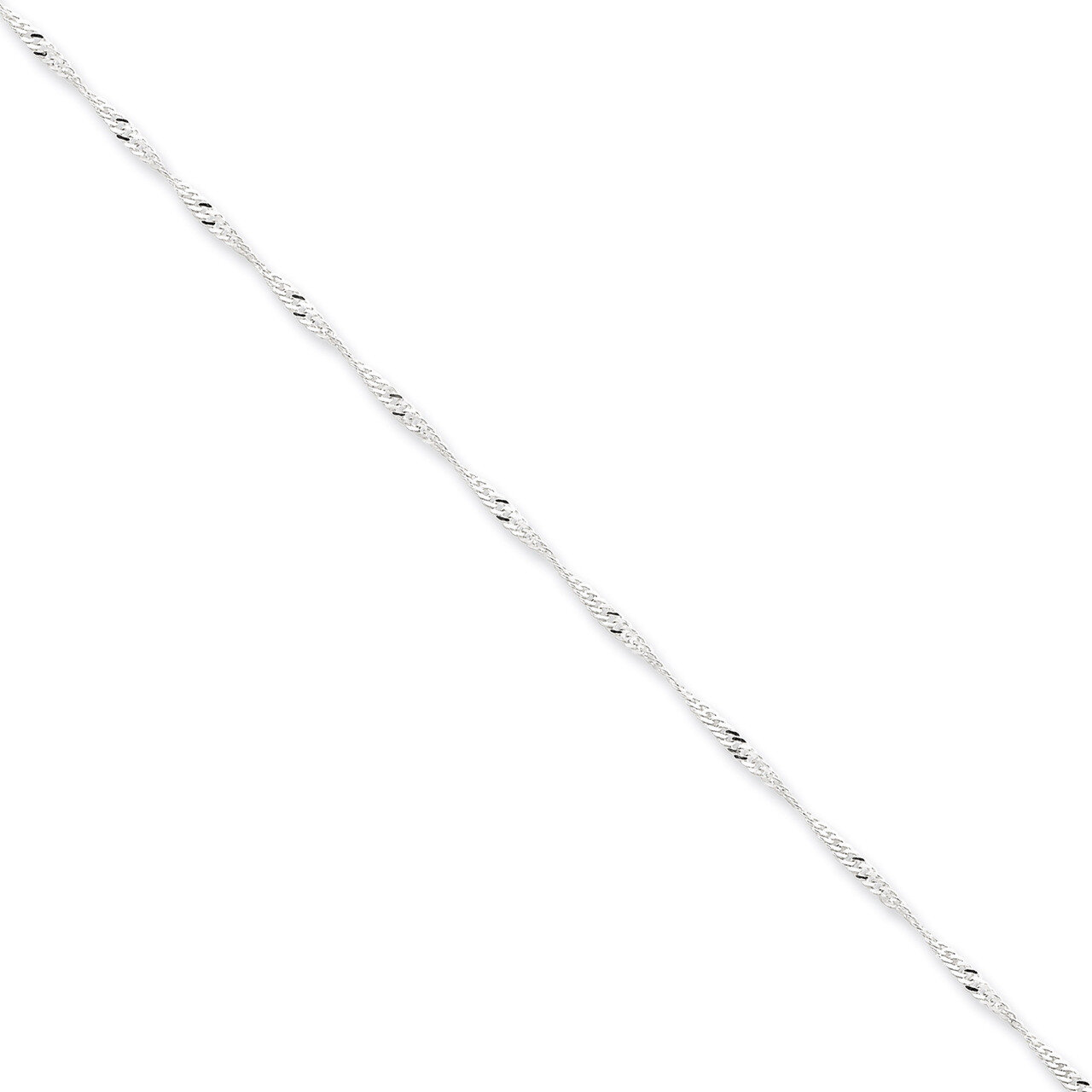 16 Inch 1.75mm Singapore Chain Sterling Silver QFC98-16