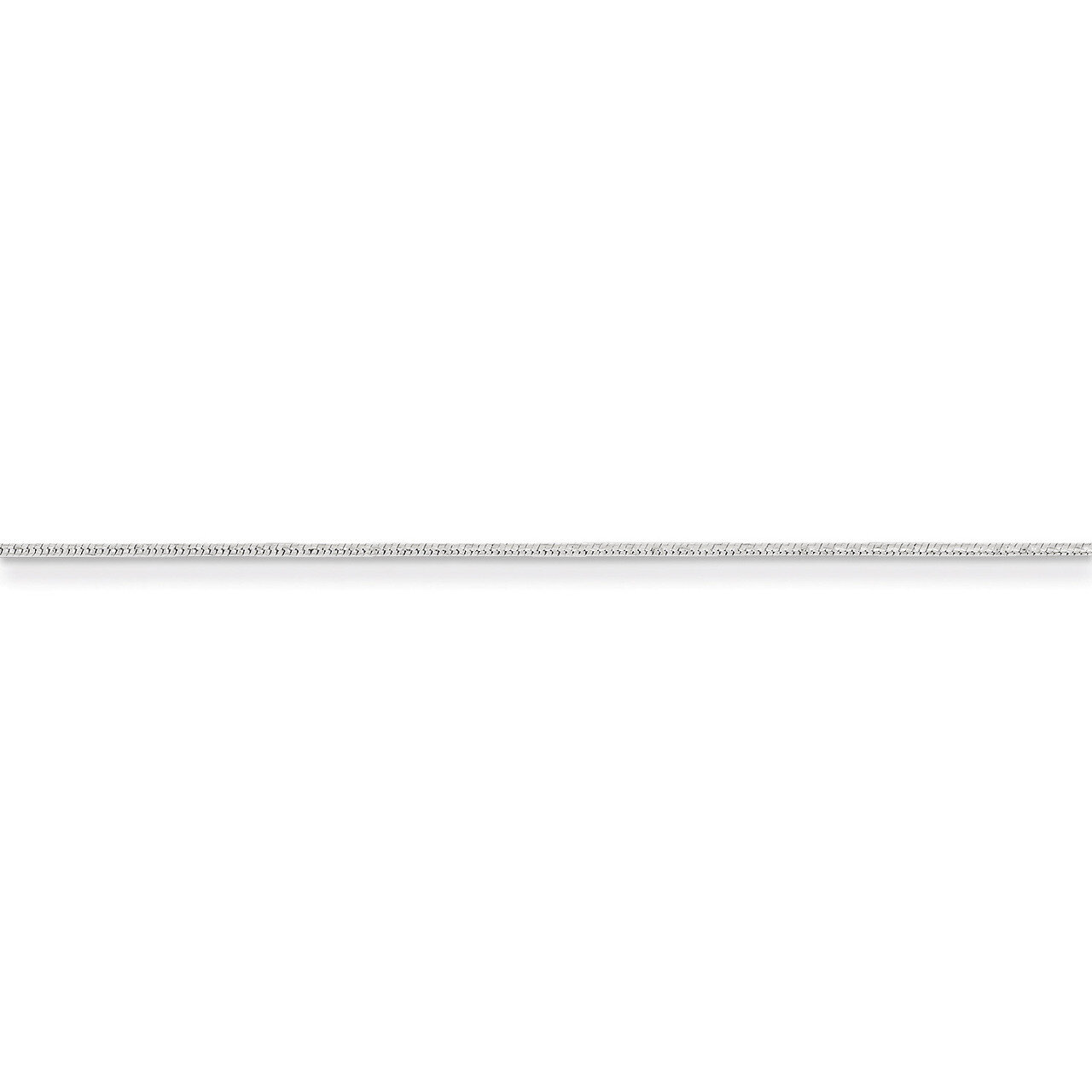 24 Inch 0.85mm Round Snake Chain Sterling Silver QFS15-24, MPN: QFS15-24, 886774409375