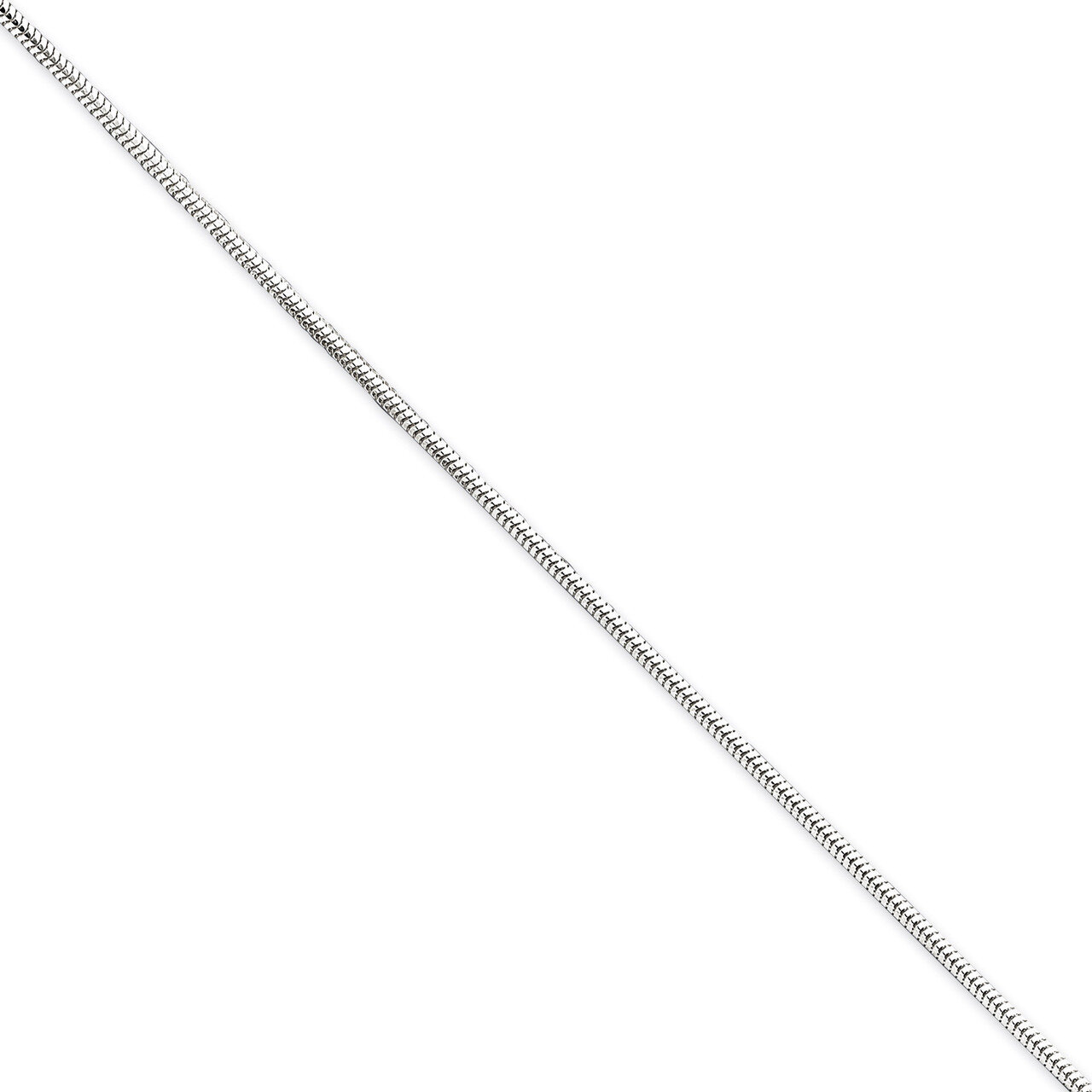 20 Inch 1.95mm Diamond-cut Snake Chain Sterling Silver QFS3-20, MPN: QFS3-20, 883957081250
