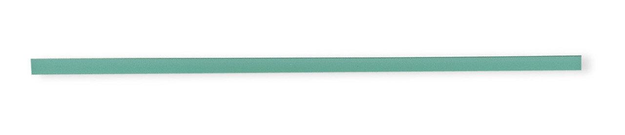 18 Inch 13mm Emerald Rubber Cord Necklace Sterling Silver QG1272-18, MPN: QG1272-18, 191101274725