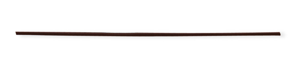 18 Inch 11.5mm Brown Leather Cord Necklace Sterling Silver QG1298-18, MPN: QG1298-18, 191101275203