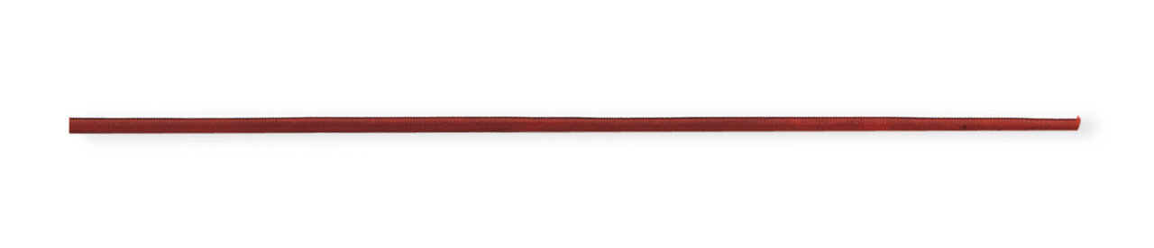 18 Inch 11.5mm Poppy Leather Cord Necklace Sterling Silver QG1300-18, MPN: QG1300-18, 191101275241
