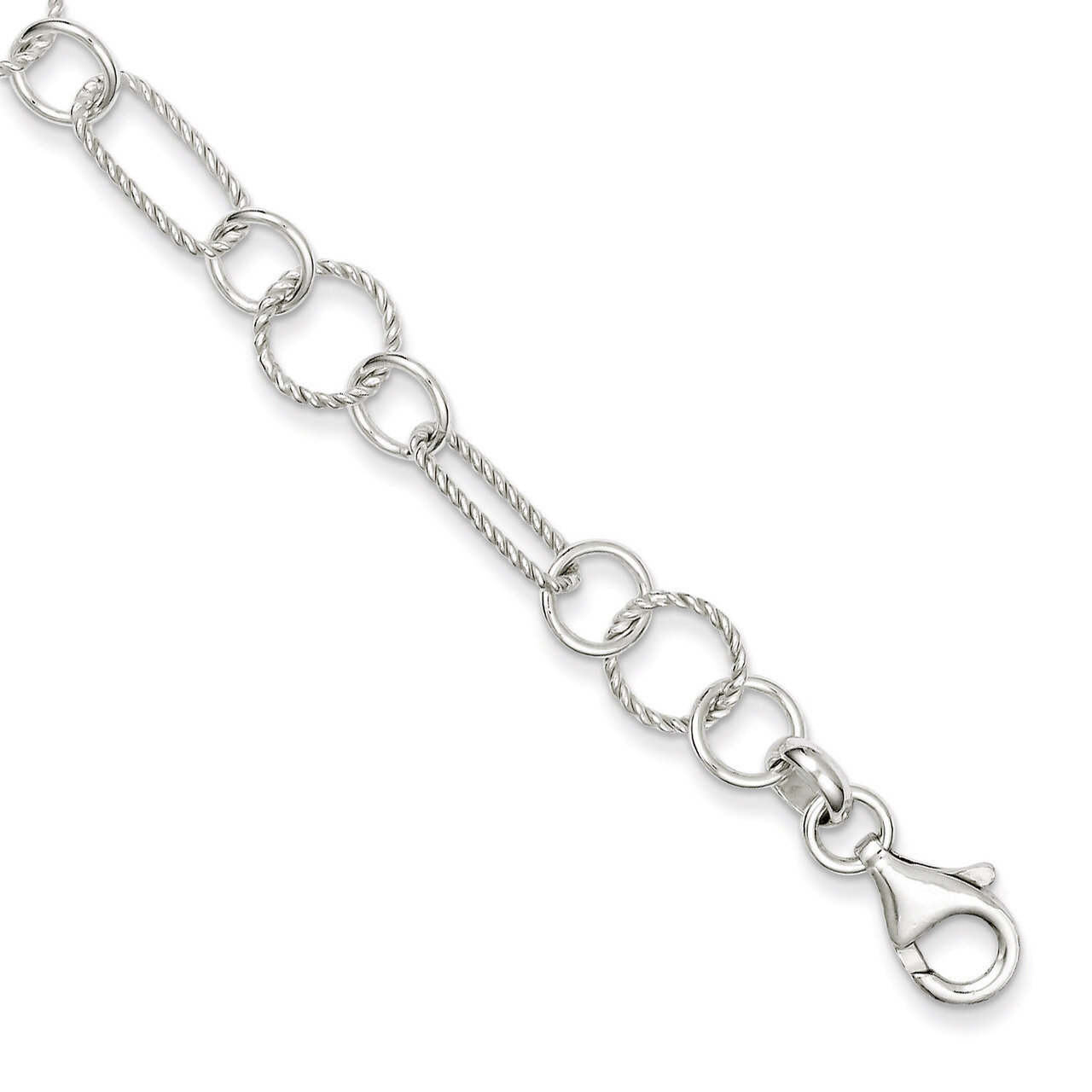 7.5 Inch Bracelet Sterling Silver QG2224-7.5, MPN: QG2224-7.5, 191101294686