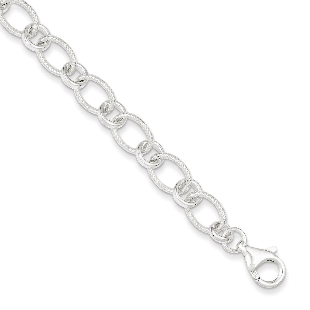 7.5 Inch Bracelet Sterling Silver QG2225-7.5, MPN: QG2225-7.5, 191101294693