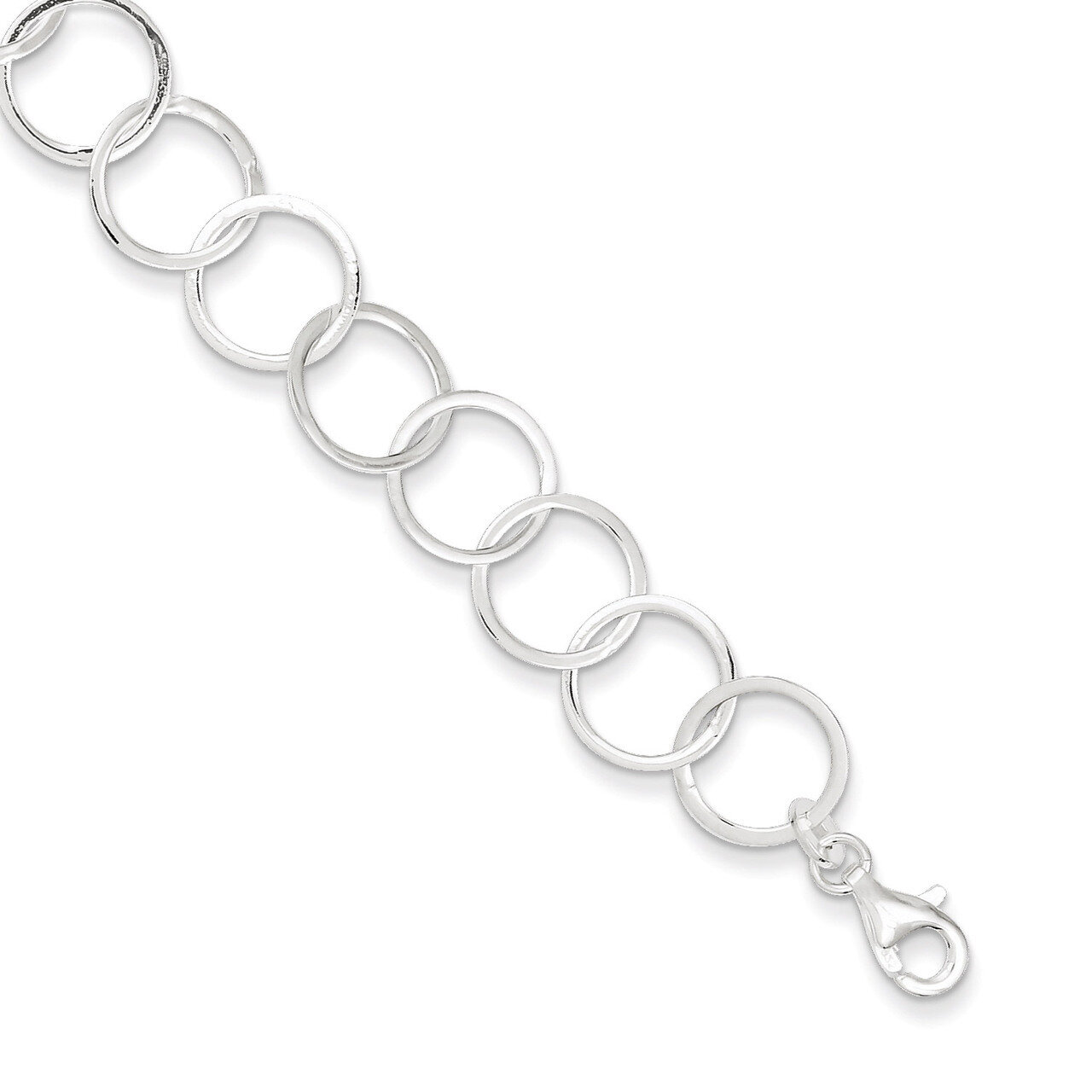 7.5 Inch Circle Bracelet Sterling Silver QG2345-7.5