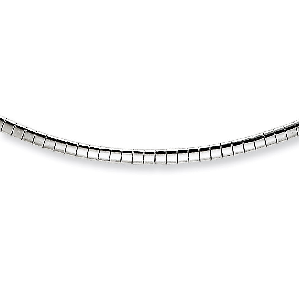 16 Inch 2mm Cubetto Extension Chain Sterling Silver QG2550-16